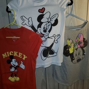 Disney Little girls Minni Mickey shirt
